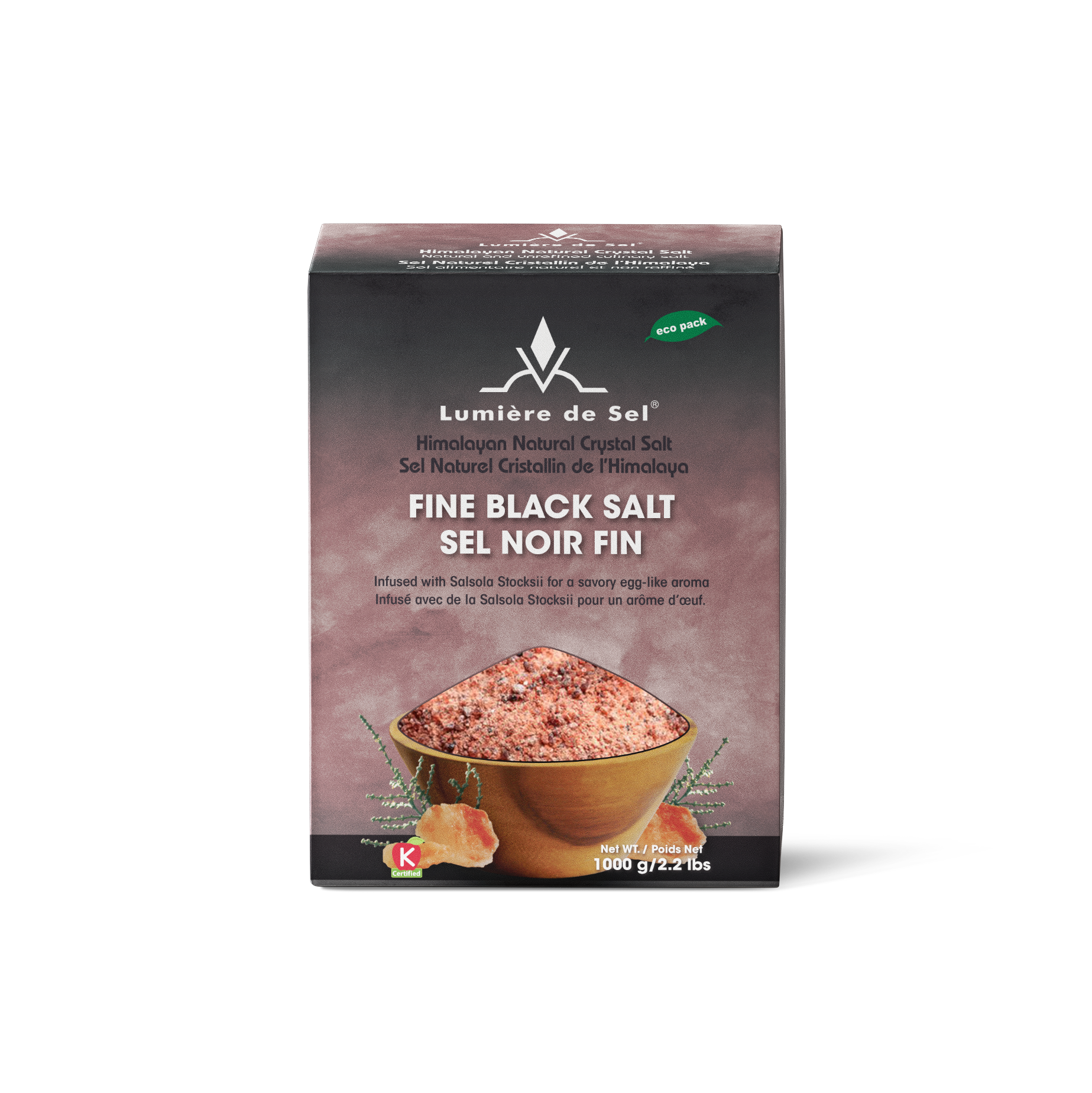 Black Fine Salt - (1000g)
