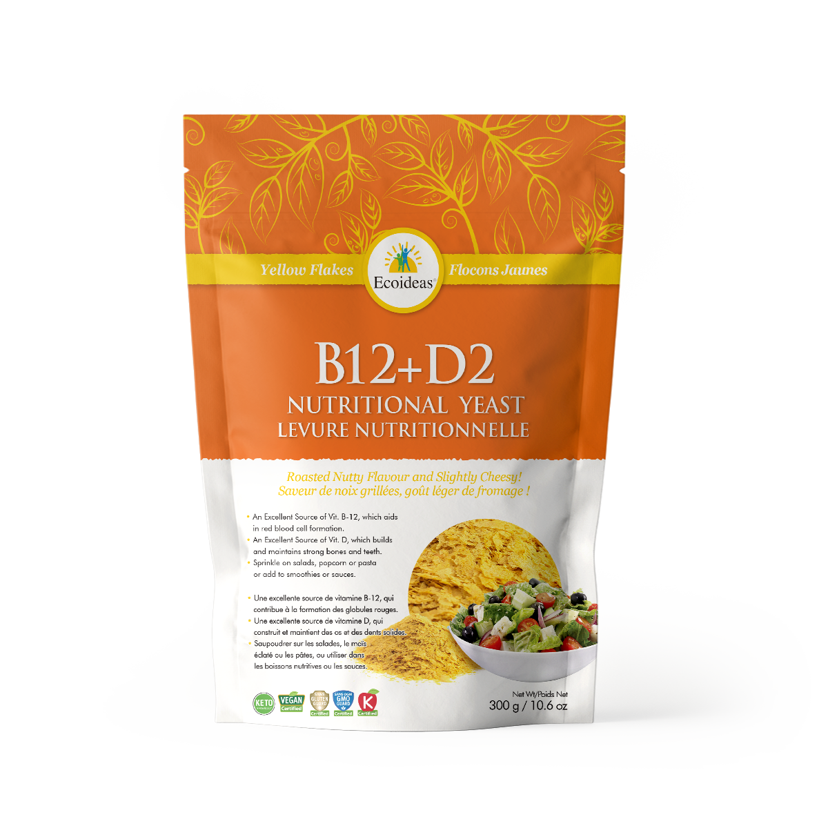 Nutritional Yeast B12+D2 - (300g)