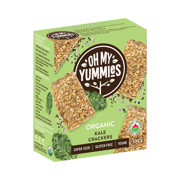 Oh My Yummy - Organic Kale Crackers - (130g)