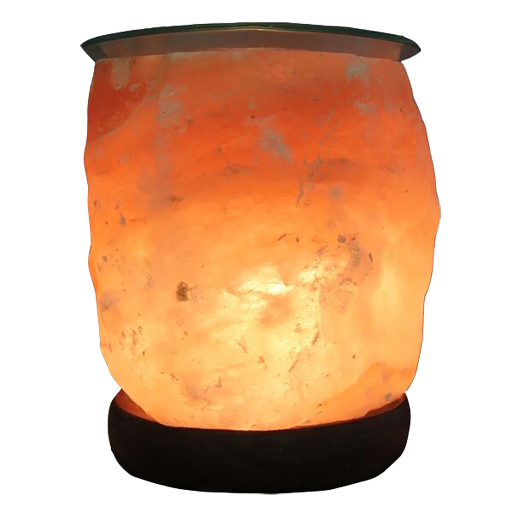 Salt Lamp Diffuser w/glass top - (5