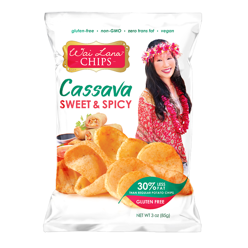 Wai Lana - Sweet & Spicy Cassava Chips  -  (85g)