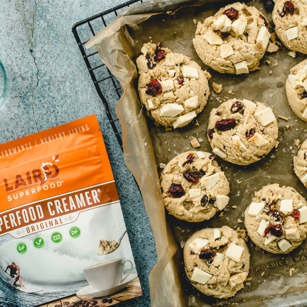 Laird Plant-Based Cranberry and White Chocolate Chip Cookie