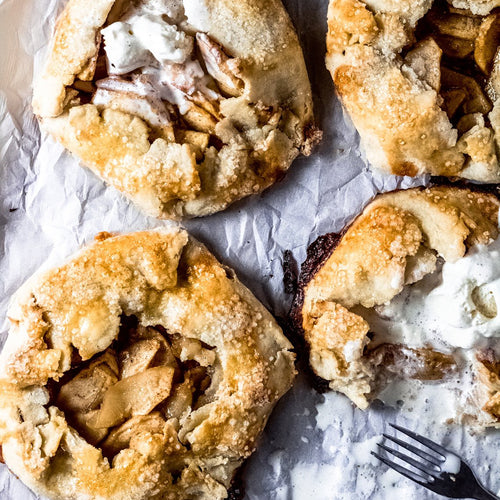 Mini Gluten-Free Apple Galettes with Prasad Ghee!