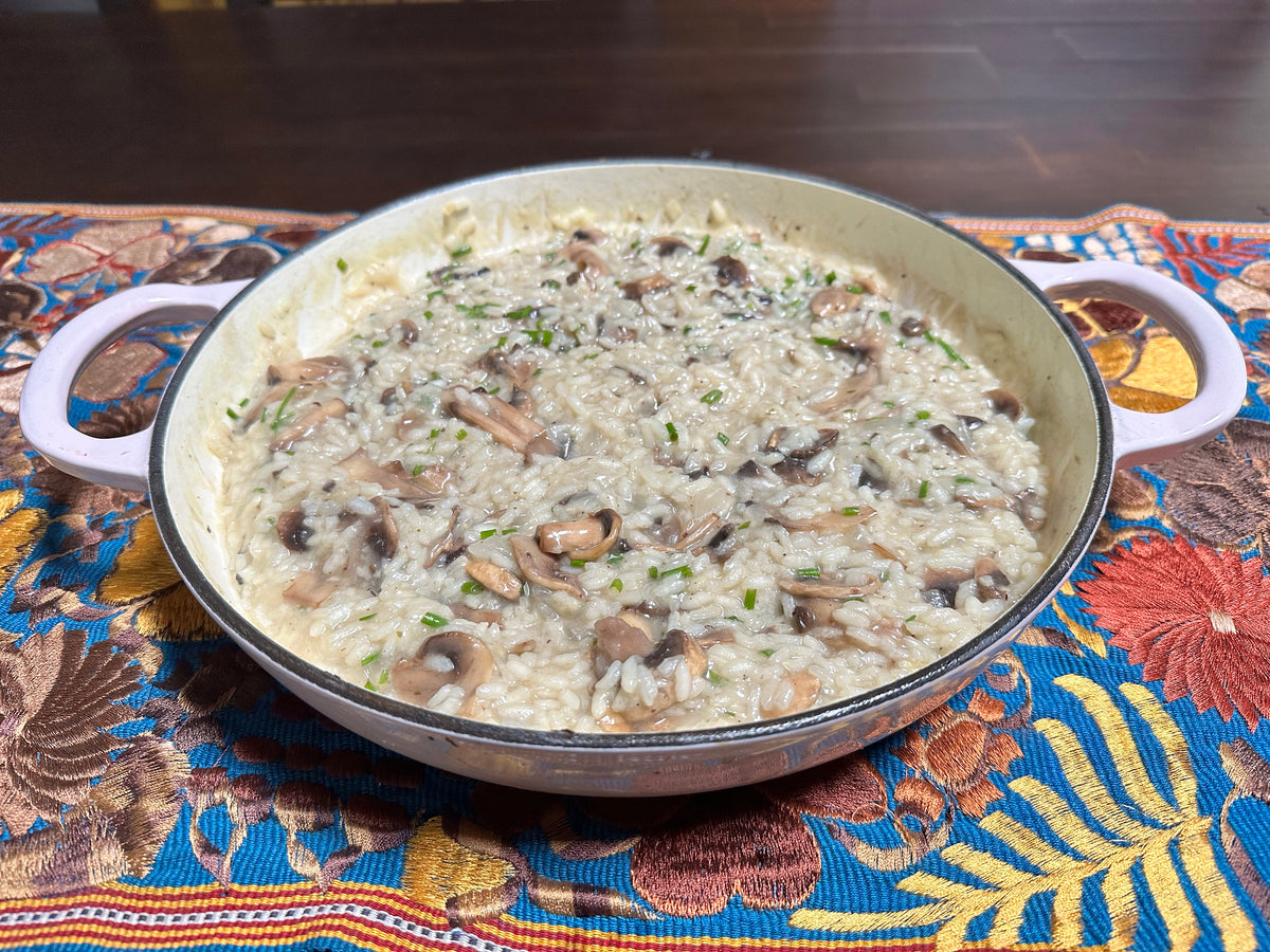 Gourmet White Truffle Mushroom Risotto