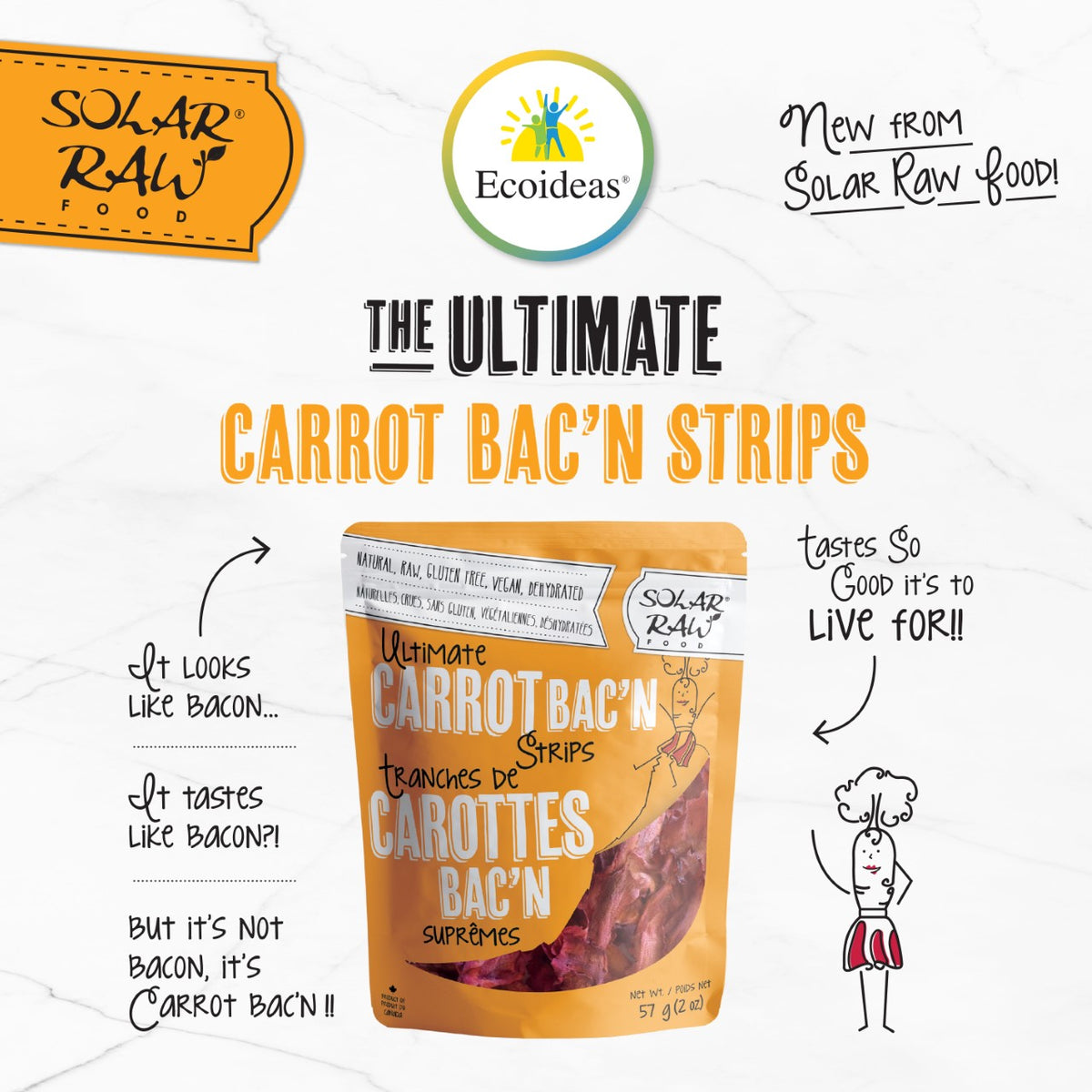 PRODUCT LAUNCH: SOLAR RAW VEGAN CARROT BAC'N