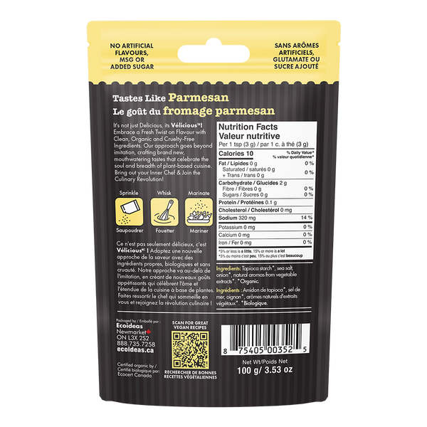 Vélicious Tastes Like Parmesan - (100g)