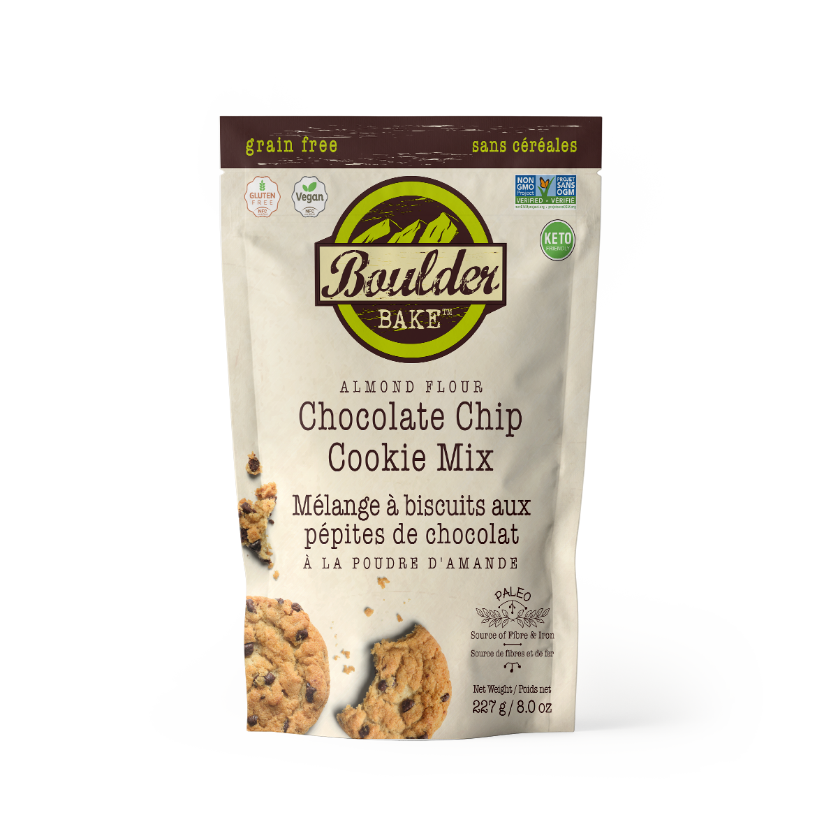 Boulder - Paleo Chocolate Chip Cookie Mix  - (227g)