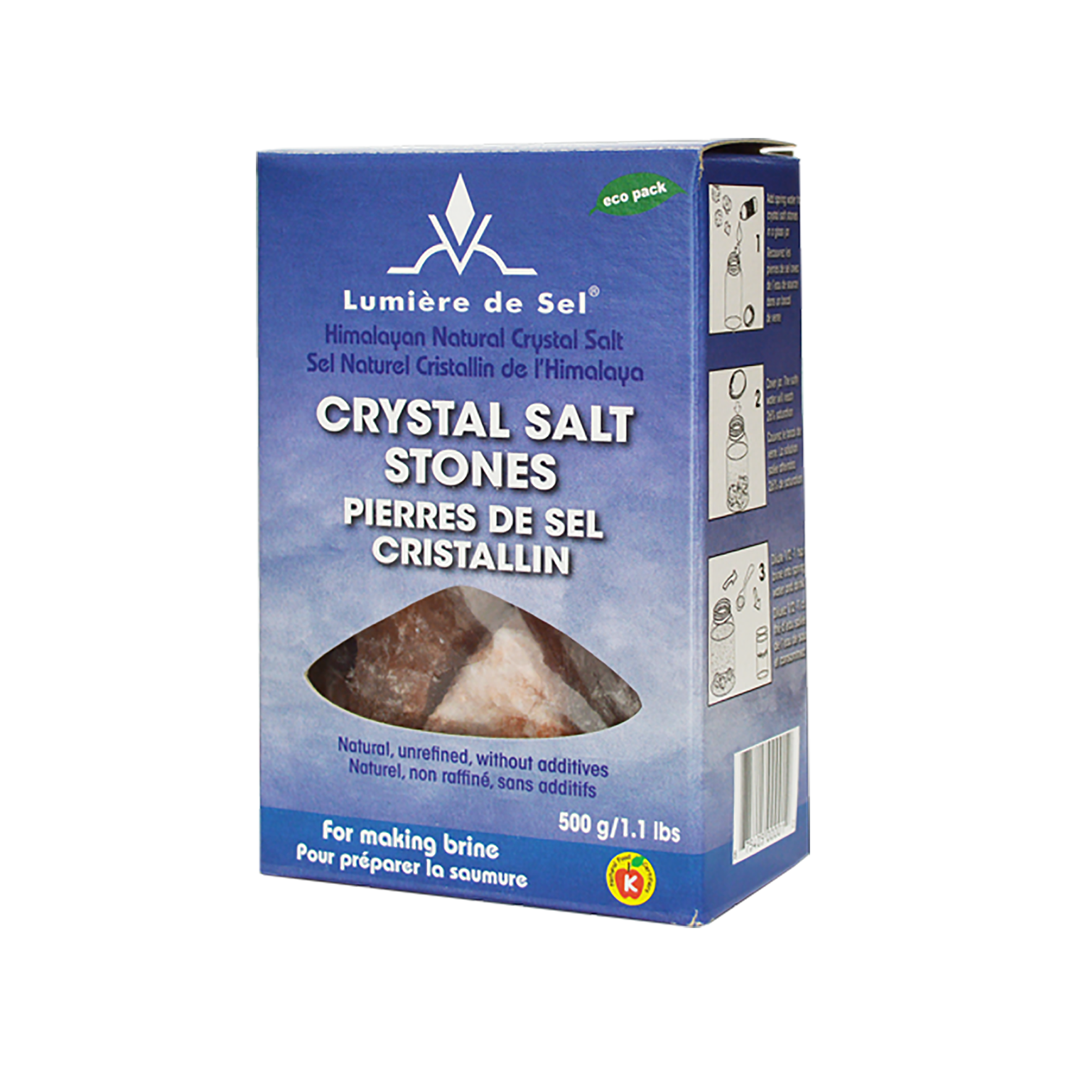Crystal Salt Stones - (500g)