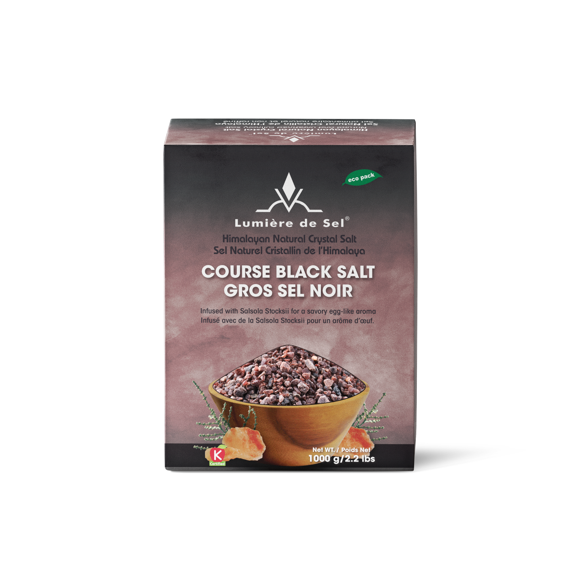 Black Coarse Salt - (1000g)