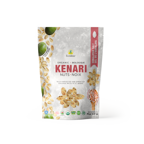 Organic Kenari Nuts with Himalayan Salt - (70g)