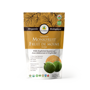 Organic Monkfruit with Erythritol - Golden - (454g)
