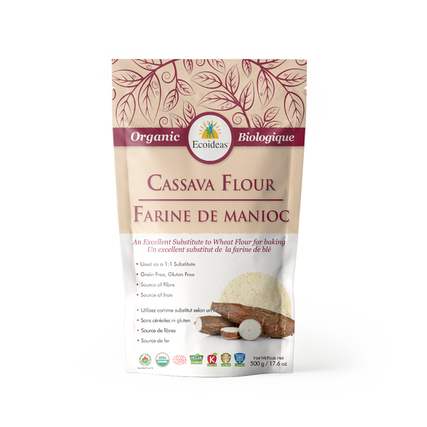 Organic Cassava Flour - (500g)