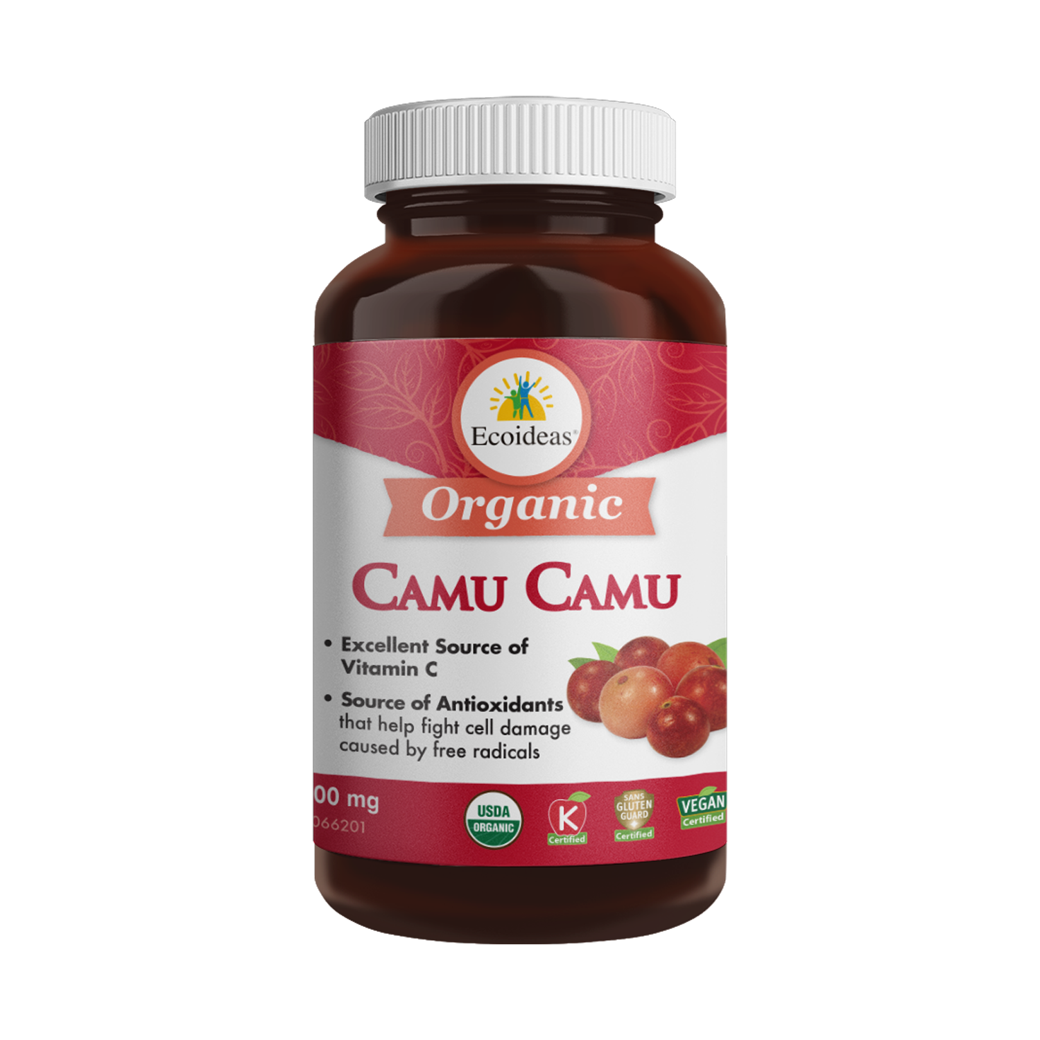 Organic Camu Camu Capsules - (120vc)