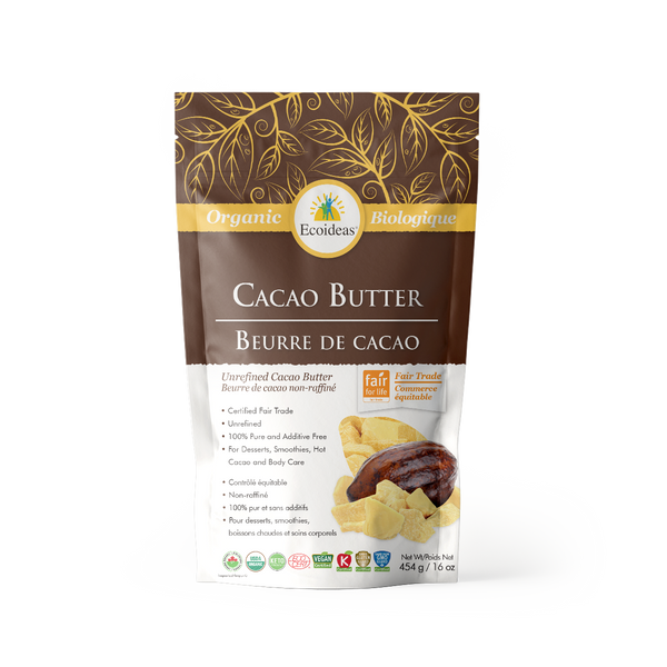 Organic Fair Trade Cacao Butter - (454g)²