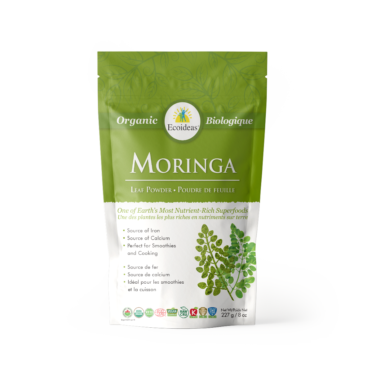 Organic Moringa Powder - (227g)