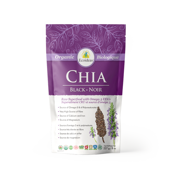 Organic Black Chia Seeds - (227g)