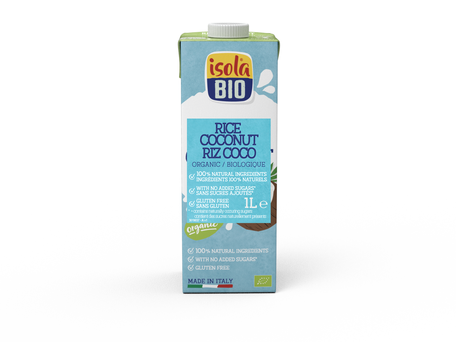 Isola - Organic Coconut-Rice Beverage - (1000ml)