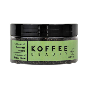 Koffee Beauty Cedarwood Coffee Scrub - (115g)