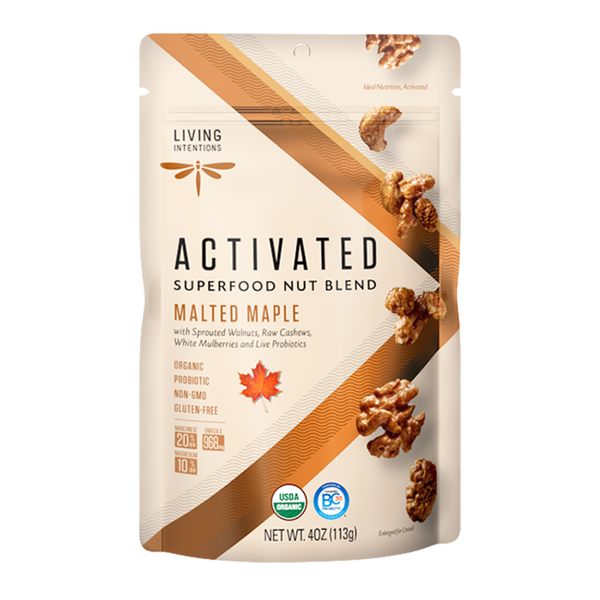 Superfood Nut Blends - Malted Maple, w/Live Cultures - 113g