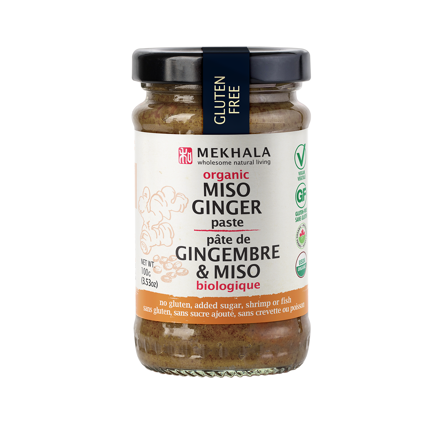 Mekhala - Organic Miso Ginger Paste - (100g)