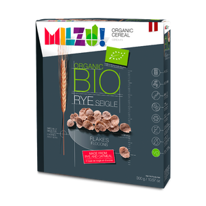 Milzu - Org. Rye Flakes Without Sugar - (300g)