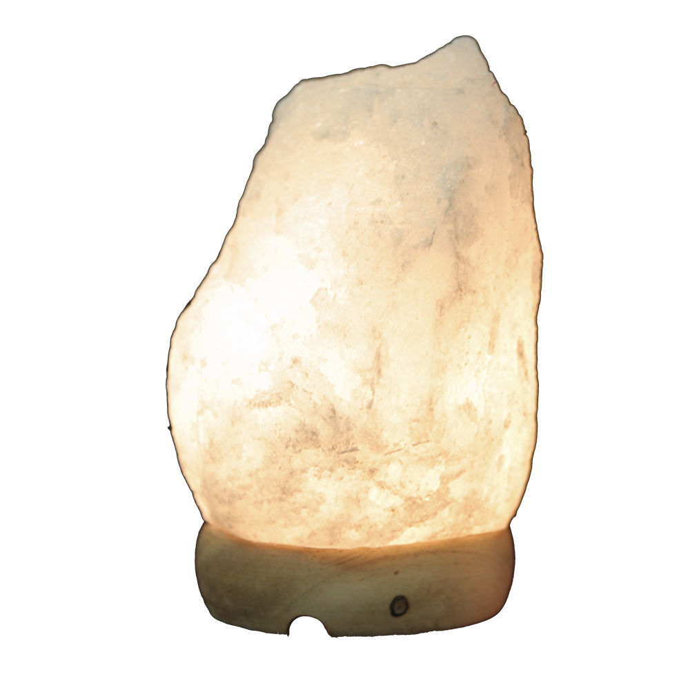 White Himalayan Salt Lamp - (2.5 - 3.5 kg)