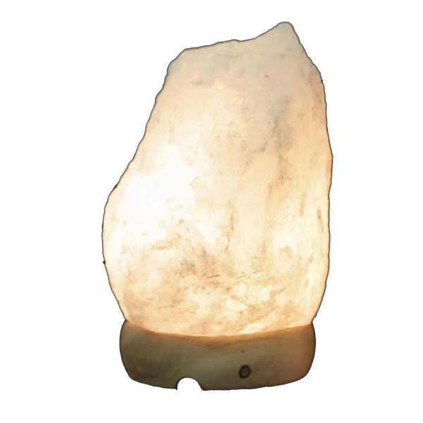 White Himalayan Salt Lamp - (2.5 - 3.5 kg)