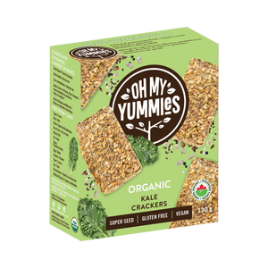 Oh My Yummy - Organic Kale Crackers - (130g)