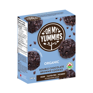 Oh My - Organic Double Chocolate Brownie Cookies - (140g)