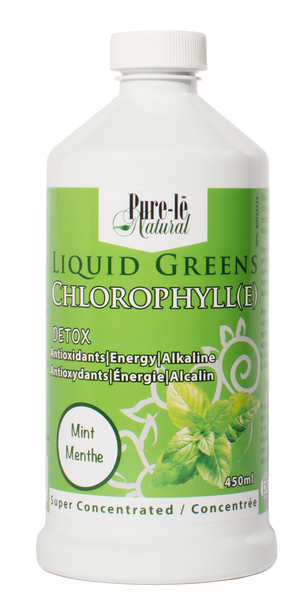 Pure-le Natural Liquid Greens Chlorophyll Mint - (450ml)
