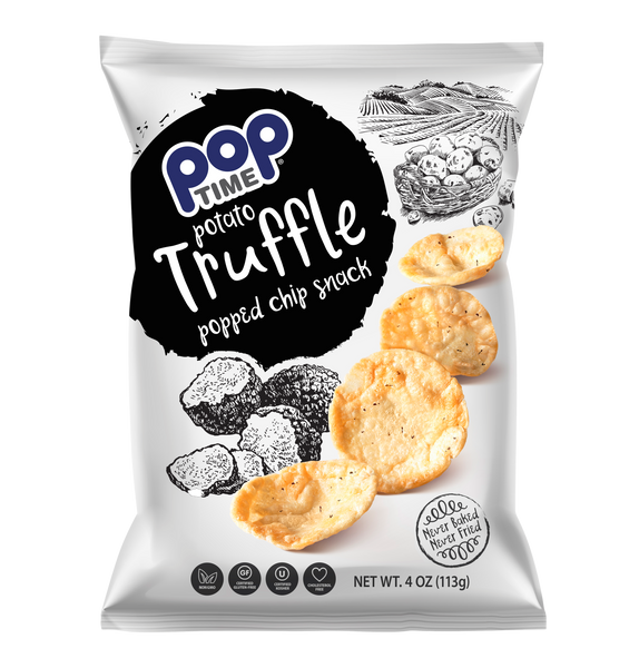 Pop Time - Truffle Salt Popped Chips  - (113g)