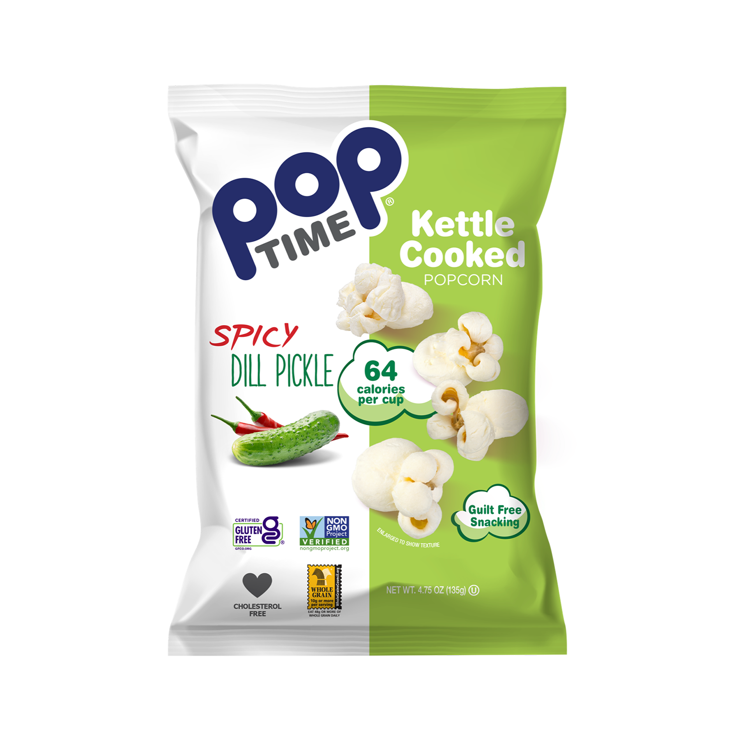 Pop Time - Spicy Dill Pickle Kettle Corn - (135g)
