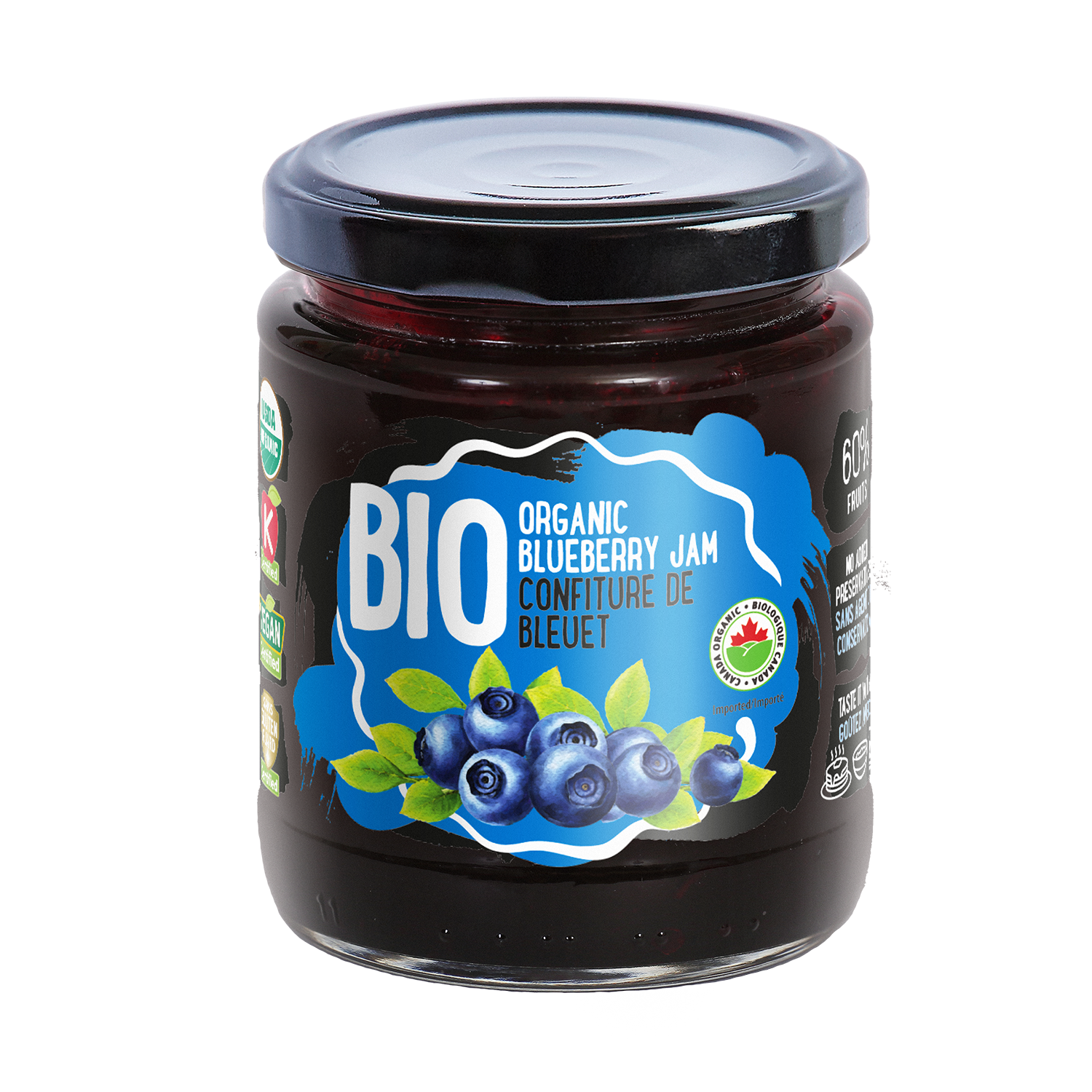 Organic Blueberry Jam - (270g)
