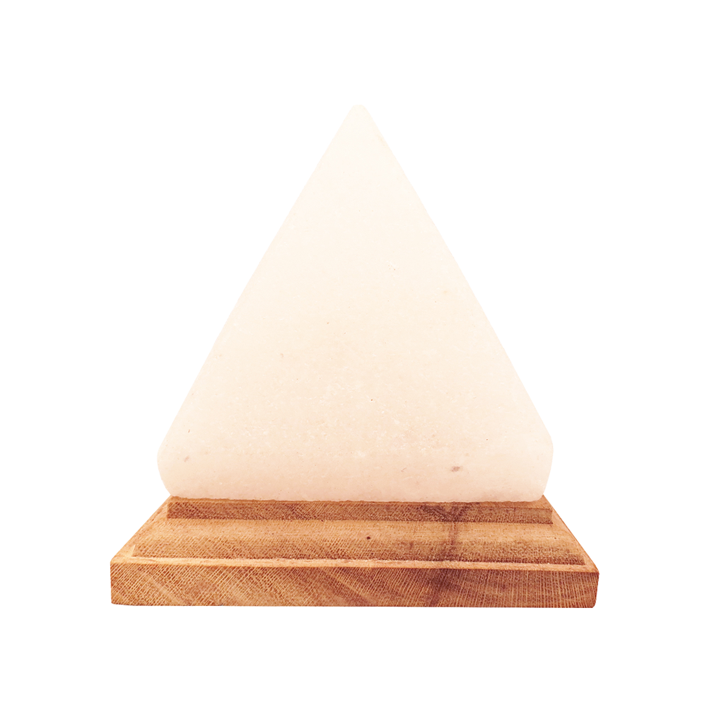 Pyramid Shape - Himalayan Salt Lamp - (6