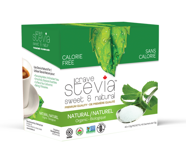 Stevia Natural 40 pkts - (1g 40/b)