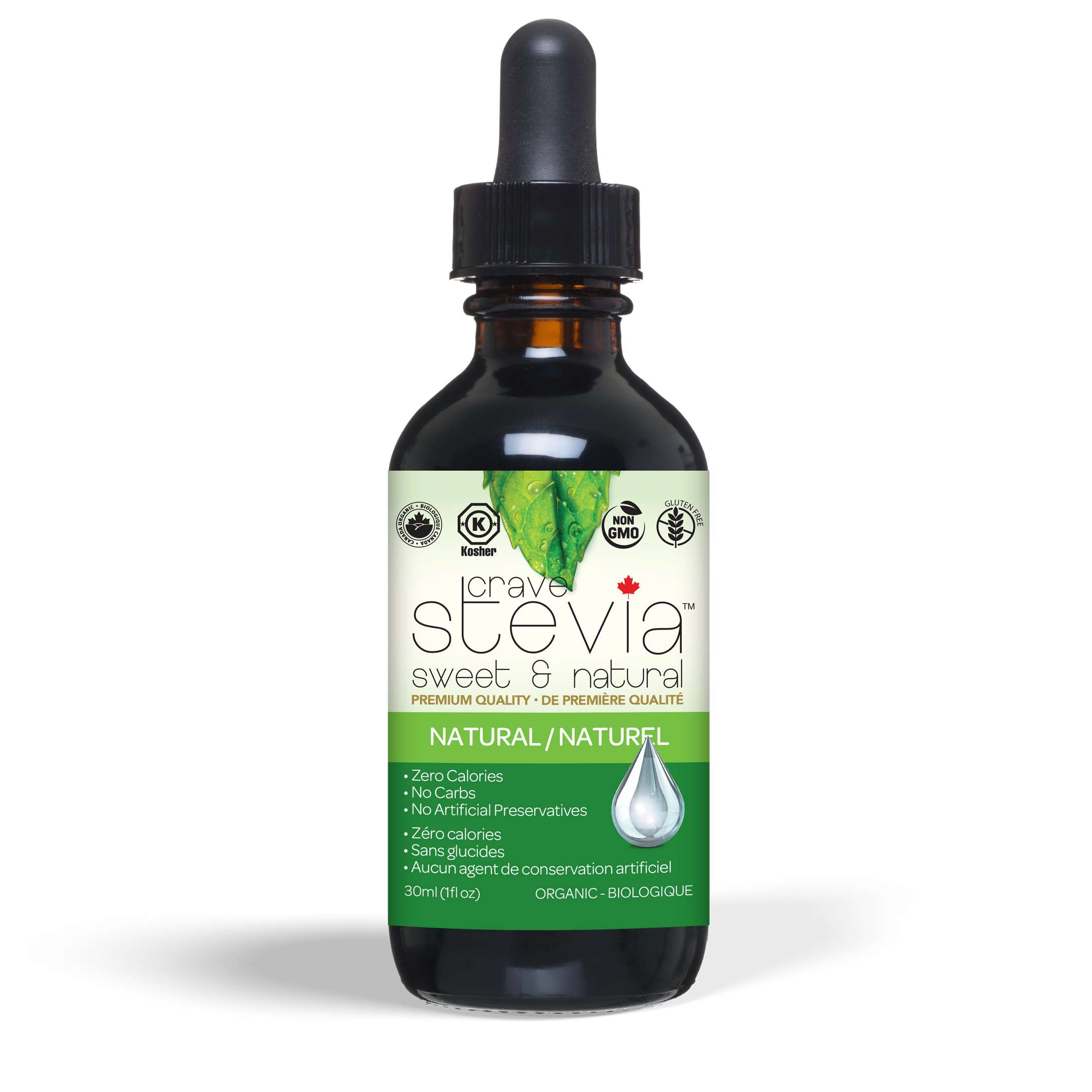 Stevia Natural 1 oz drops - (30ml)