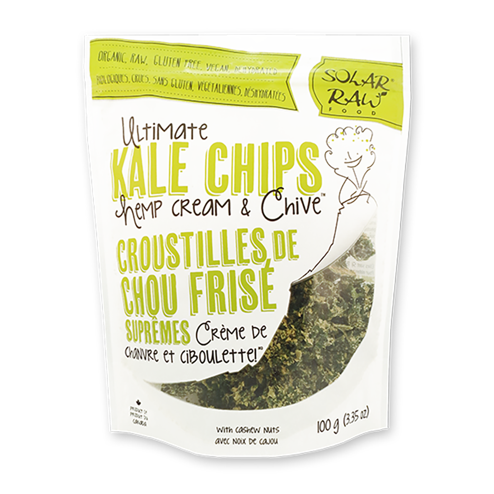 Ultimate Kale Chips - Hemp & Cream Flavoured - (100g)