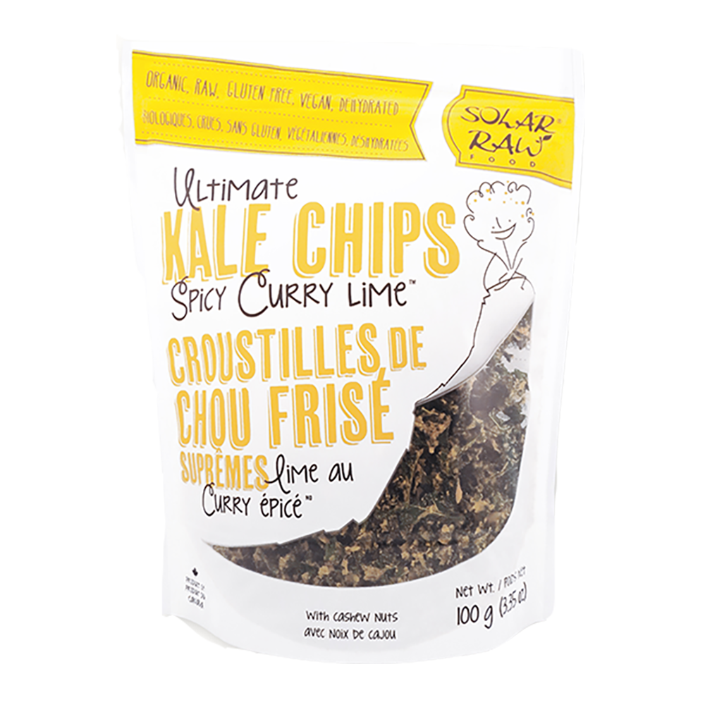 Ultimate Kale Chips - Spicy Curry Lime - (100g)