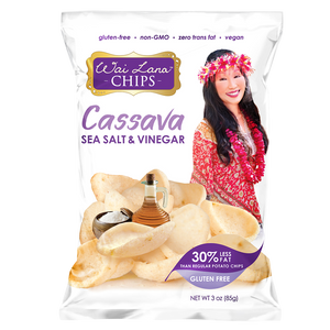 Wai Lana -Sea Salt & Vinegar Cassava Chips - (85g)